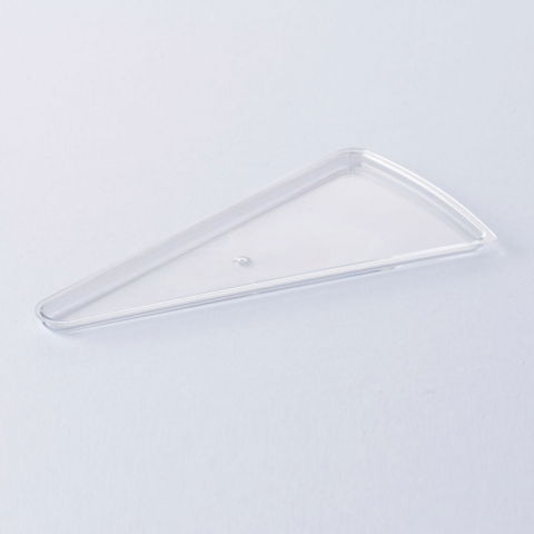 Accesorii Tort, Candy Bar, Bufet - Capace Pahare Triunghi - Felie de Tort, 13.6 x 7.1 x H 0.5 cm, Set 100 Buc