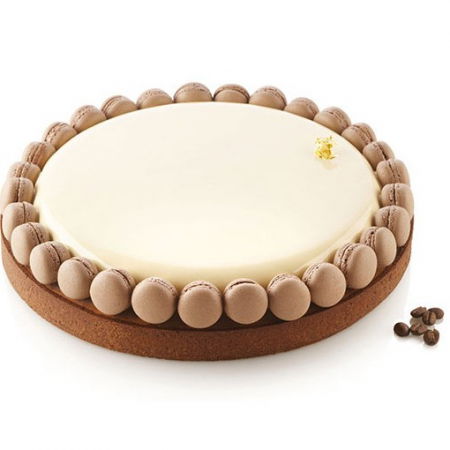 Forme Silicon pentru Torturi si Prajituri - Set Tarte Ø 25 cm, 1 Rama Microforata + Forma Silicon