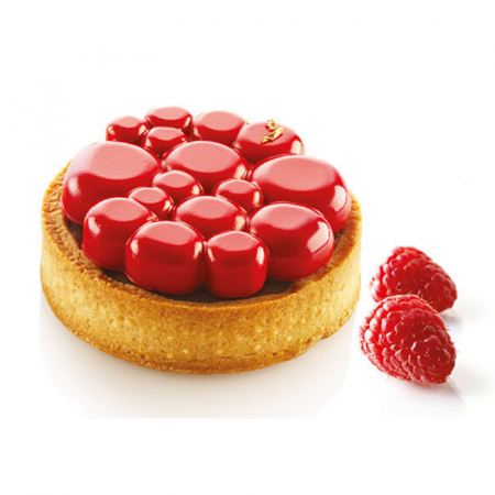 Set Tarte Ø 8 cm Paradis, 6 Rame Microforate + Forma Silicon 6 cavitati [2]