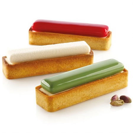 Set Tarte 12 x 3.5 cm, 6 Rame Microforate + Forma Silicon 6 cavitati [2]