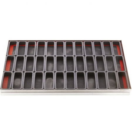 Set Tarte 12 x 3.5 cm, 6 Rame Microforate + Forma Silicon 6 cavitati [3]