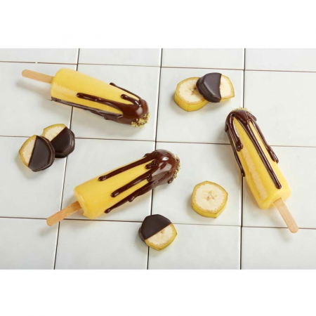 Set Tava si 4 Matrite Silicon Inghetata pe bat Ipanema 12 cavitati, 70 ml [2]