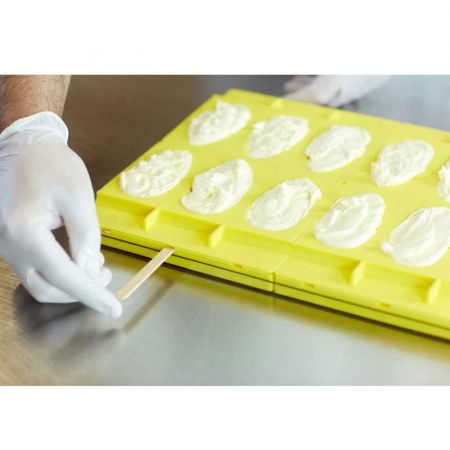 Set Tava si 4 Matrite Silicon Inghetata pe bat Malibu, 12 cavitati, 85 ml [4]