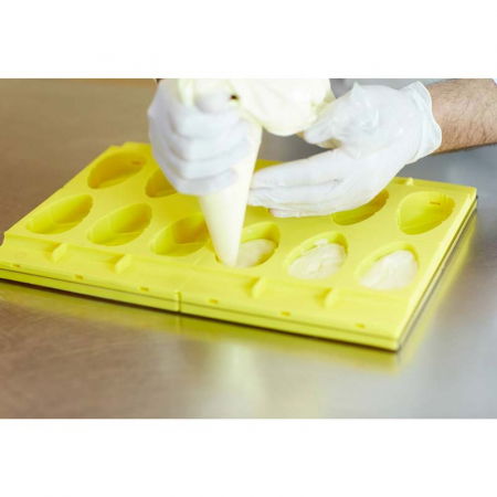 Set Tava si 4 Matrite Silicon Inghetata pe bat Malibu, 12 cavitati, 85 ml [2]