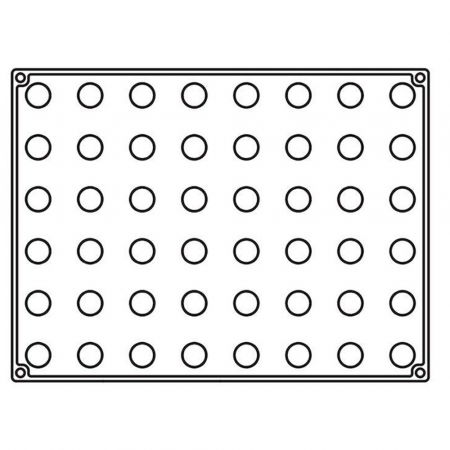 Sfere Ø 2 cm - Forma Silicon 30x40 cm, 48 cavitati [2]