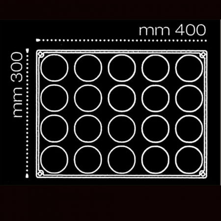Sfere Ø 6 cm - Forma Silicon 30x40 cm, 20 cavitati [2]