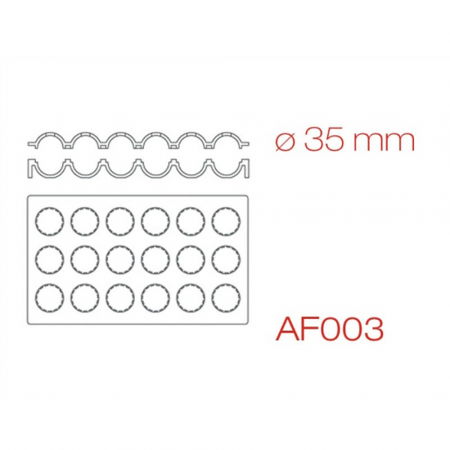 Sfere 3D Ø 3.5 cm - Matrita dubla silicon, 18 cavitati [3]