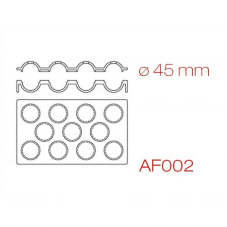 Sfere 3D Ø 4.5 cm - Matrita dubla silicon, 11 cavitati [2]