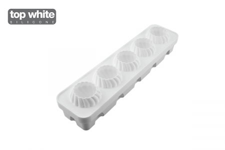 Smochina 3D, Ø6.7xH7.35 cm - Forma Silicon Monoportii, 5 cavitati [3]