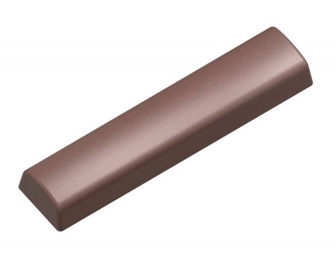 Ciocolaterie - Matrite, Ustensile - Snack Ciocolata 20 x 4.6 x H 2.3 cm, Matrita Policarbonat Nougat, 2 cavitati, 211.85 gr