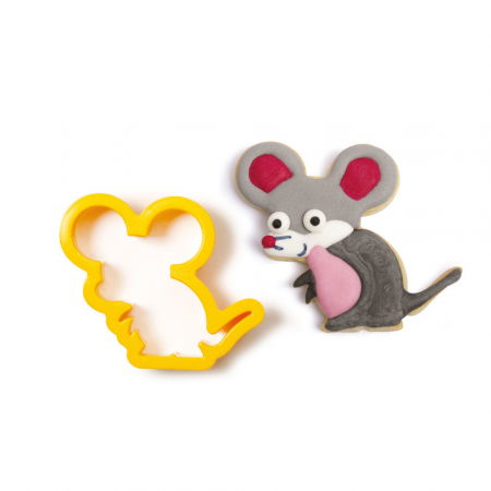 Decupatoare Figurine - Soricel - Decupator Plastic 8 x 6 x H 2.2 cm