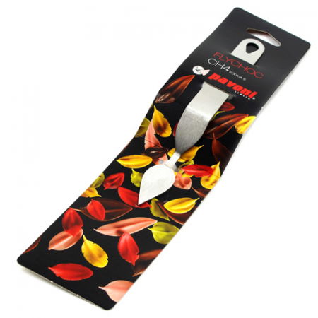 Spatula Inox Decor Ciocolata - Frunza model B, 4.2x2.2 cm [3]