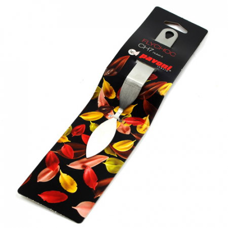Spatula Inox Decor Ciocolata - Pene / Fulgi, 6x2 cm [4]