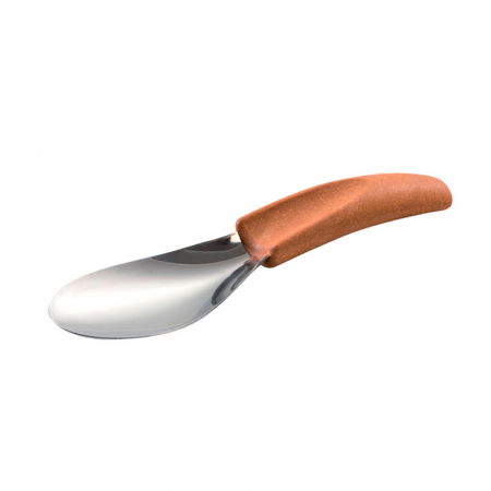 Ustensile Inghetata, Gelaterie - Spatula Inox Inghetata L20 cm Maner Maro-Lemn