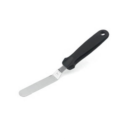 Ustensile Decorare Tort - Spatula Nivelare Unghiulara din Inox cu Maner Plastic, Lama Lama L 10.2 x 3.2 cm