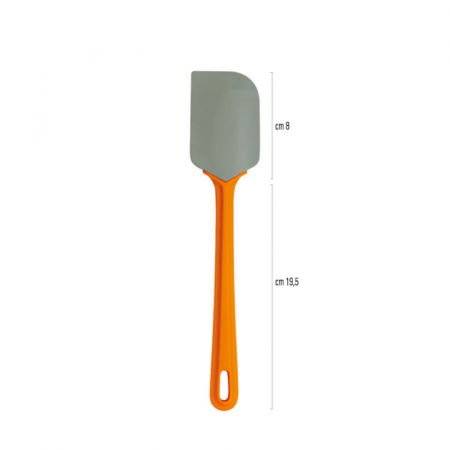 Spatule, Palete - Paleta - Spatula Silicon cu Maner Plastic Temp Max 230°C, L 27.5 cm