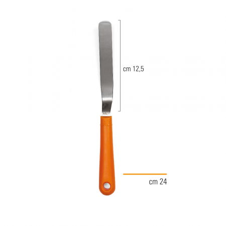 Spatule, Palete - Spatula Nivelare Unghiulara din Inox, Lama L 12.5 x 2.2 cm
