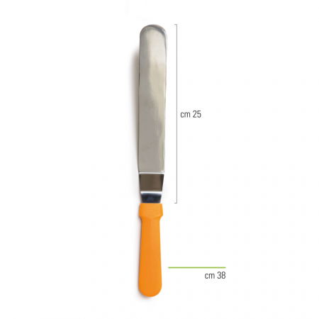 Spatule, Palete - Spatula Nivelare Unghiulara din Inox, Lama L 25 x 3.6 cm
