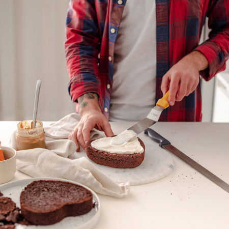 Spatula Nivelare Unghiulara din Inox, Lama L 25 x 3.6 cm [5]