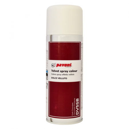 Oferta Cantitate - SPRAY VELVET - Colorant Alimentar Ciocolata Neagra fara E171, 400 ml