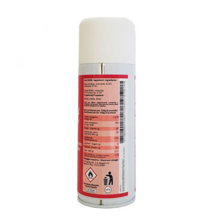 Coloranti Spray Catifea - SPRAY VELVET - Colorant Alimentar Rosu, 400 ml, fara E171