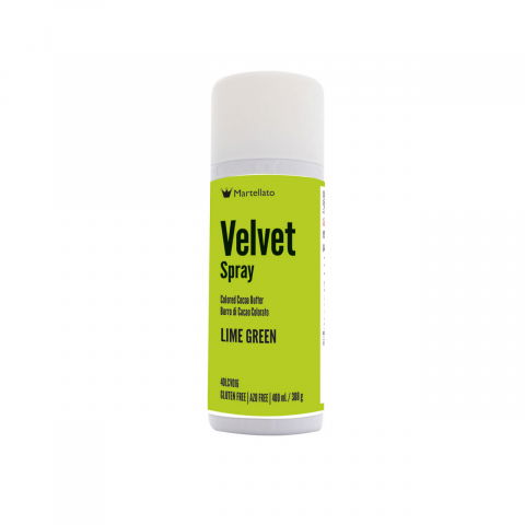 Coloranti Alimentari - SPRAY VELVET - Colorant Alimentar Verde Lime fara E171, 400 ml