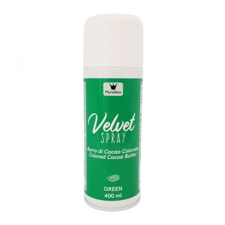 Coloranti Alimentari - SPRAY VELVET - Colorant Alimentar Verde Mar fara E171, 400 ml