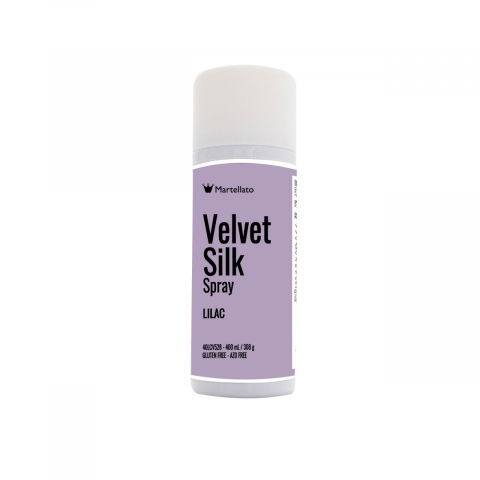 Coloranti Spray Catifea - SPRAY VELVET Silk - Colorant Alimentar Lila, 400 ml
