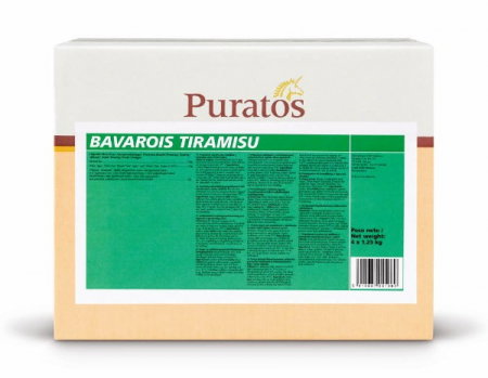 Frisca, Lapte condensat - Bavarois Tiramisu, Premix Cremă Tiramisu și Stabilizator Frișcă, 1.25 kg, Puratos