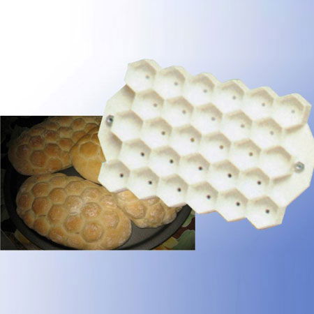 Brutarie, Patiserie - Ustensile - Stanta Chifle si Paini Mici, Model Fagure Mare, 14 x 11 cm