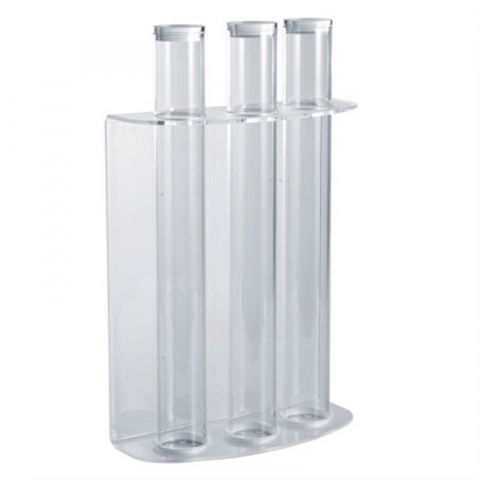 Ustensile Inghetata, Gelaterie - Suport Conuri Inghetata 3 Coloane Ø 5.4 cm 32 x 13 x H 50 cm