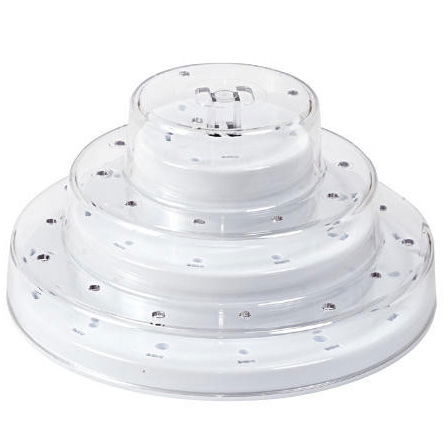 Cofetarie - Ustensile - Suport LolliPops/CakePops, 27 Produse, Plastic Alb 3 Etaje, 22.5 x H 11 cm