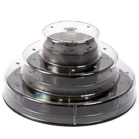 CakePops, LolliPops, PushUpPops - Suport LolliPops/CakePops, 27 Produse, Plastic Negru 3 Etaje, 22.5 x H 11 cm