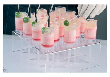 Suport PushUpPops, 18 Produse, Plexiglas Transparent, 31 x 25 x H 10 cm [2]