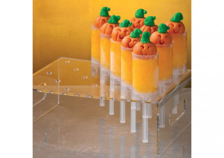 CakePops, LolliPops, PushUpPops - Suport PushUpPops, 18 Produse, Plexiglas Transparent, 31 x 25 x H 10 cm