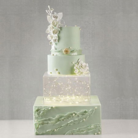 Suporturi Tort - Suport Tort Plexiglas 3 etaje 35 - 25 - 15 x H 15 cm