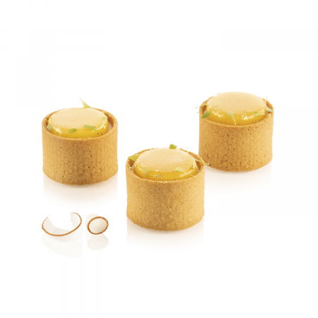 Rame Microforate Tarte - Tarte Rotunde Ø 5 x H 3.5 cm - Rame Termoplastic Microforate, Set 6 buc