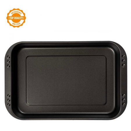 Forme, Tavi Coacere - Tava Coacere Dreptunghiulara 41 x 26.5 x H 6 cm, Aluminiu Antiaderent