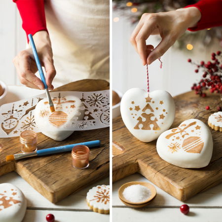 Tava Inimioare Roz Vintage 6 Cavitati Ø 9.5 x H 2.5 cm, Aluminiu Antiaderent [2]