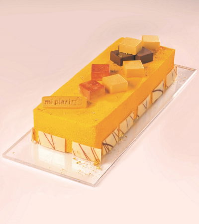 Accesorii Tort, Candy Bar, Bufet - Tavita Margini Inclinate, Plexiglas Alb, 32 x 20 x H 2.5 cm