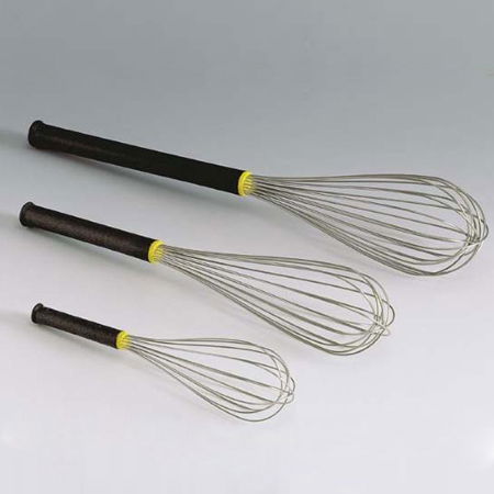 Brutarie, Patiserie - Ustensile - Tel Inox cu 16 Spire Subtiri, Maner Plastic cu Fibra Sticla, L 45 cm