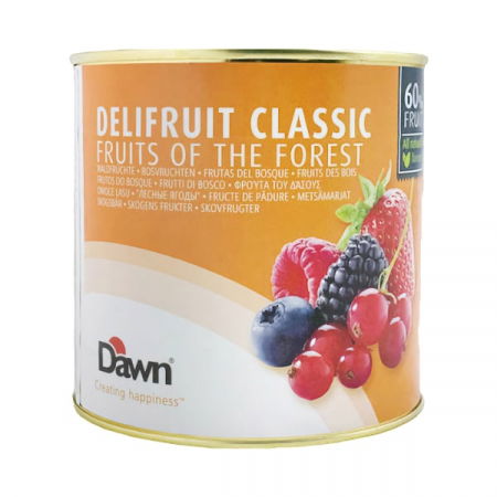 Glazuri, Napaj, Creme Cofetarie - Umplutura 58% Fructe de Padure, Dawn Delifruit Classic, 2.7kg