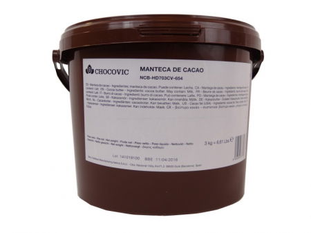 Cacao si Unt de Cacao - Unt de Cacao dropsuri, 3 Kg, Chocovic