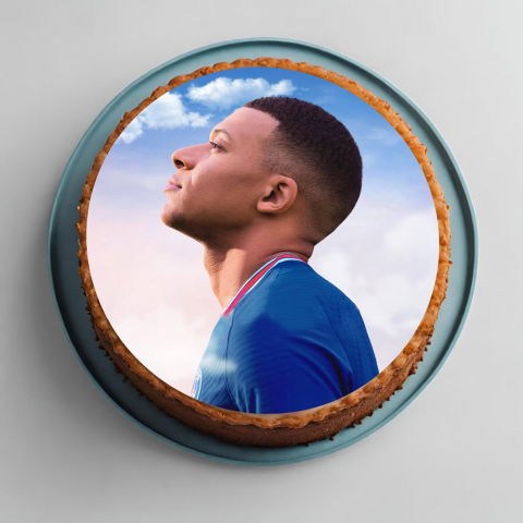 Fotbal, Sport - Vafa imprimata Fotbal Mbappe Model 2, Ø 20 cm