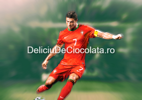 Fotbal, Sport - Vafa imprimata Fotbal Ronaldo Model 1, A4