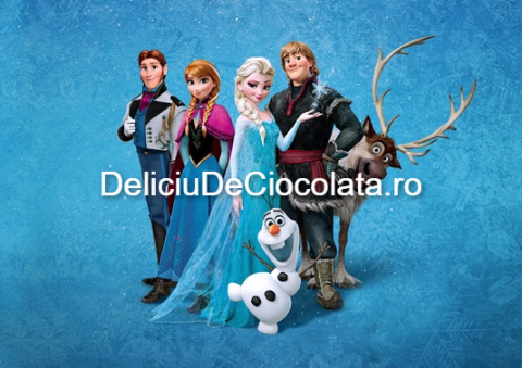 Decoratiuni Comestibile, Decor Tort - Vafa imprimata Frozen Model 3, A4