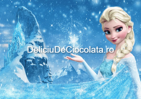 Decoratiuni Comestibile, Decor Tort - Vafa imprimata Frozen Model 4, A4