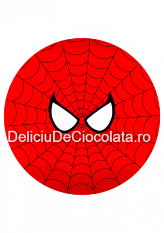 Personaje Celebre si Cinema - Vafa imprimata SpiderMan Model 4, Ø 20 cm