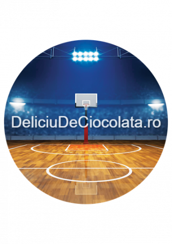 Fotbal, Sport - Vafa imprimata Teren Basket Model 1, Ø 20 cm