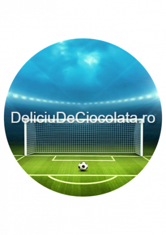 Fotbal, Sport - Vafa imprimata Teren Fotbal Model 1, Ø 20 cm